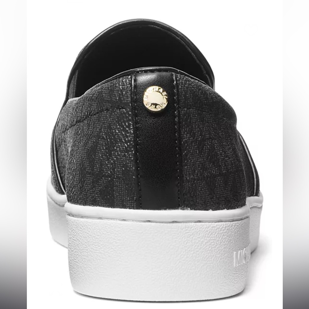 MICHAEL Michael Kors Keaton Black Slip-On Shoes - Picture 4 of 7